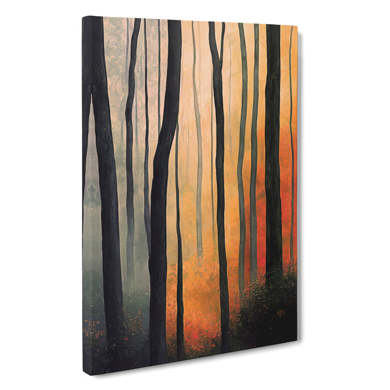 Autumnal Forest No.2 - Wrapped Canvas, 50cm H x 35cm W x 3cm D