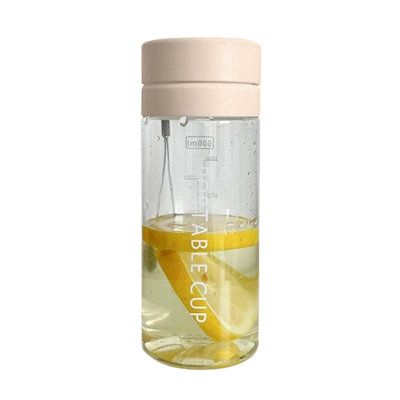 Filtre à fruits et à glace en plastique transparent, pratique et résistant aux fuites