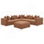 Repose-pieds carré en terre cuite Jennifer-944686735