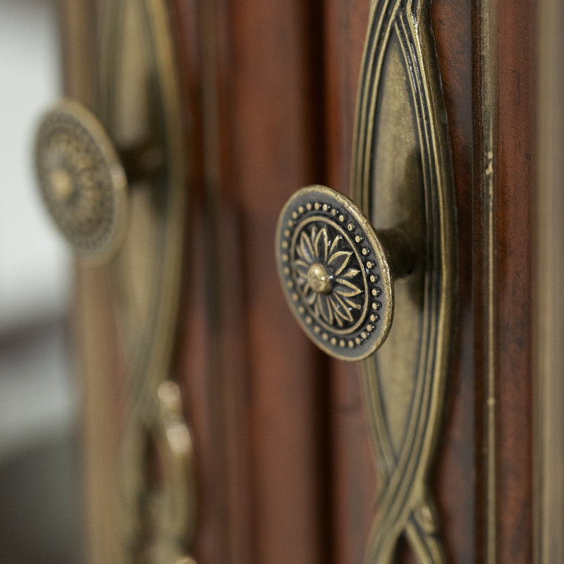 Villa Valencia Lighted China Cabinet, With