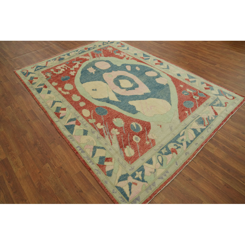 Tapis turc Oushak en laine 6 x 8