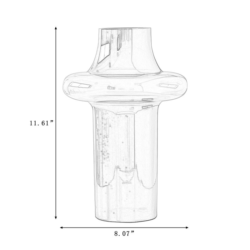 Vases de table Amber, Long