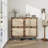 24 Pair Natural Rattan Shoe Storage Cabinet Rattan Shoe Cabinet Boho Rattan Shoe Storage Rattan Shoe Cabinet for Entryway-1576149184