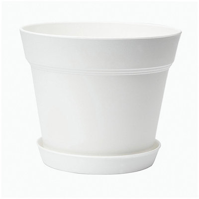 16 Packs 6 in Durable Plastic Planter Pots with Drainage Holes & Saucers