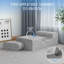 110cm U Sofa Upholstered Cotton Accent Chair