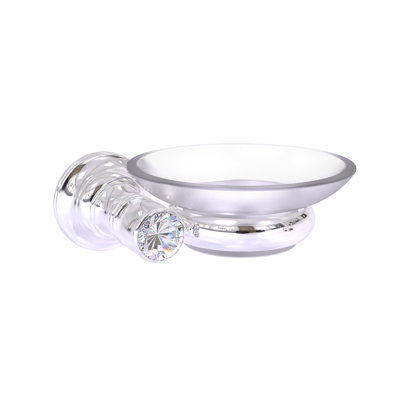 Porte-savon mural en cristal Gavin