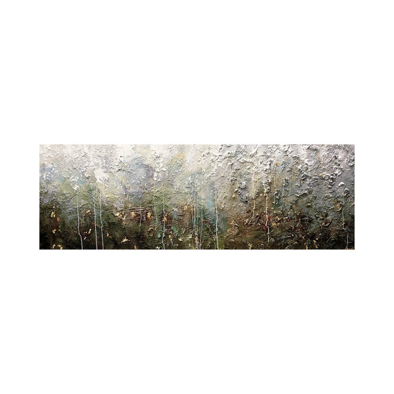 La forêt-Otz150, Toile tendue, H 12 po x l 36 po x P 1,5 po
