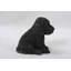 Statue chiot cockapoo assis