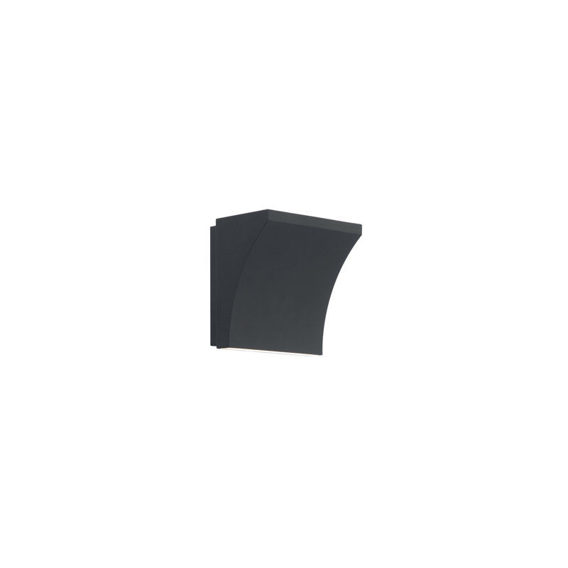 Applique murale à DEL 5,375 po Cornice 3-CCT 2700K-3000K-3500K, Noir, 2700 K