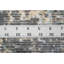 Tapis abstrait délavé 2 x 4 dans des tons de terre subtils