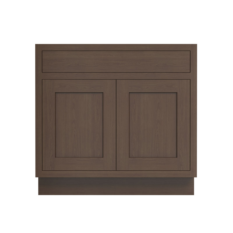 Armoire de base standard de cuisine prête à assembler l 36 po x H 34,5 po x P 25 po CASAINC, W36"x H34.5"
