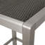 43" Outdoor Aluminum Frame Bar Table With PE Rattan Table Top