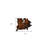 Tapis vache classic bringé area Danny-1423836498