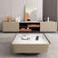 Table à thé de style luxueux en cuir Rock-1835957589