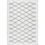 Tapis blanc / gris Anel-18101097