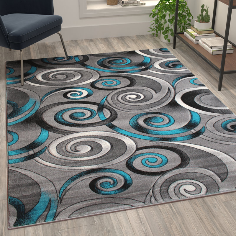 Tapis intérieur en oléfine Masie, Rectangle 5 pi x 7 pi
