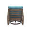 Chaise berçante pivotante avec coussins courtyard Shivers