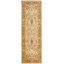 Oushak Oriental Hand-Knotted Wool Ivory/Rust Area Rug