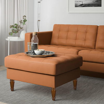 Ensemble de pieds de meubles en bois massif de 4 à 6 pouces de remplacement pour canapé, chaise, repose-pieds, armoire, commode - installation facile à visser avec boulon de suspension M8 préinstallé