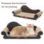 Grand lit à griffer pour chat Grattoir surdimensionné pour chat