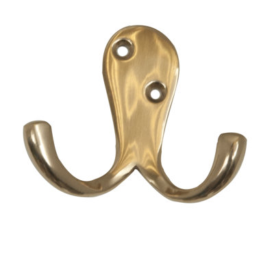 Aralia Brass Wall Hook