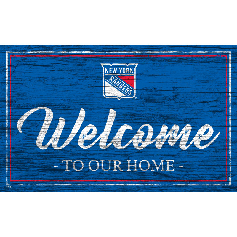 Industrial Wall Decor, New York Rangers