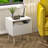 Modern Single Drawer Nightstand,Vintage Bedside Table-254302151-253819235
