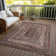 Machine Washable Indoor/Outdoor Xhevrie ACN1725 Terracotta Rug
