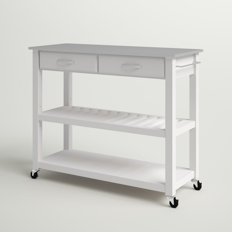 Haslingden Kitchen Cart, White