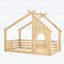 Lit House House avec fenêtre et petite tablette, aucun sommier nécessaire-357544228-357544230