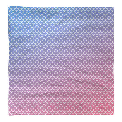 Serviette de coton à balances sirène