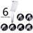 Handheld Shower Faucet In - 6 Spray Modes, Detachable, Include Arm Square Shape Settings, Powerful Showering, Clean Mounted