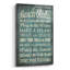  «Beach Rules» par Erin Clark, art mural en verre acrylique, 16 po x 24 po-782348194