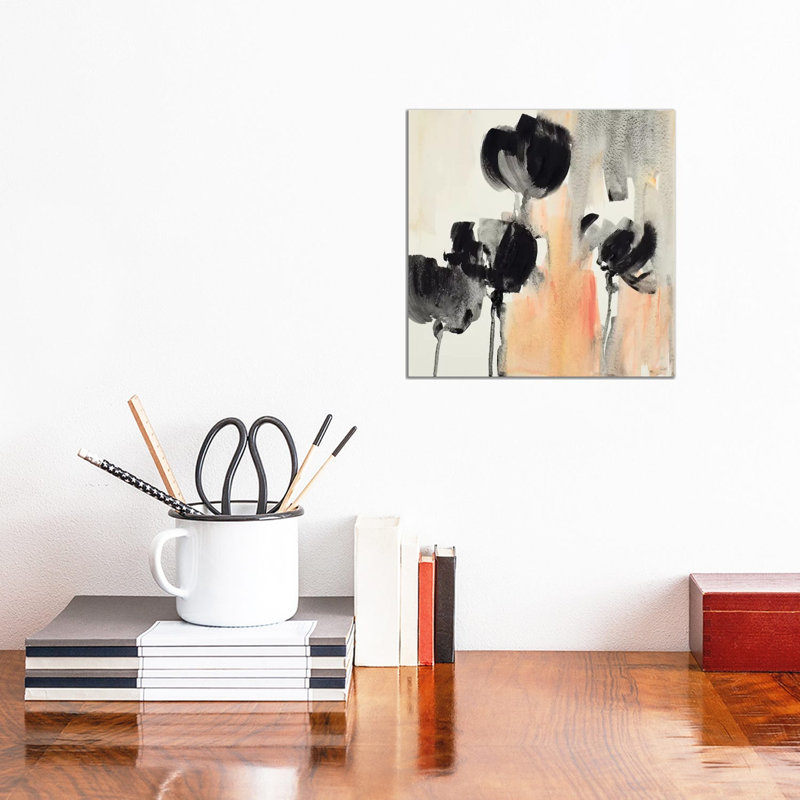 Blushing Tulips II by Lanie Loreth - Wrapped Canvas Painting, 30.48 cm H x 30.48 cm W