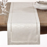 Herlihy Polyester Hemstitched Rectangular Table Runner 
