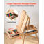 French Easel with Legs Foldable and Portable Sketchbox Easel Stand, For Painting, Solid Beech Wood, Holds Canvas up to 33.86", Adjustable Height & Angle, with Drawer, Palette, Shoulder Strap