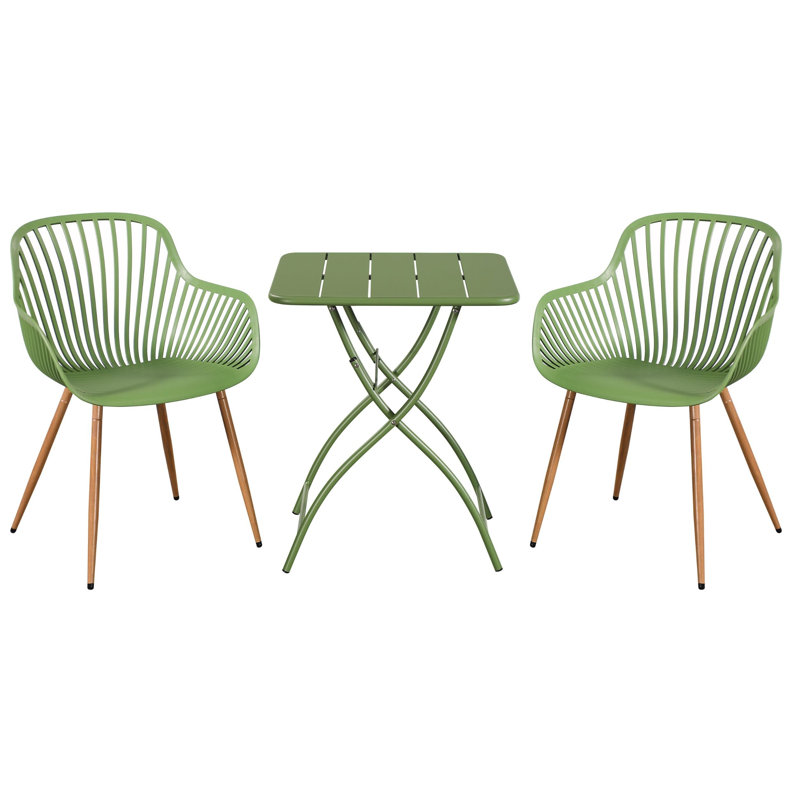 Rimini Patio Dining Set with, Green
