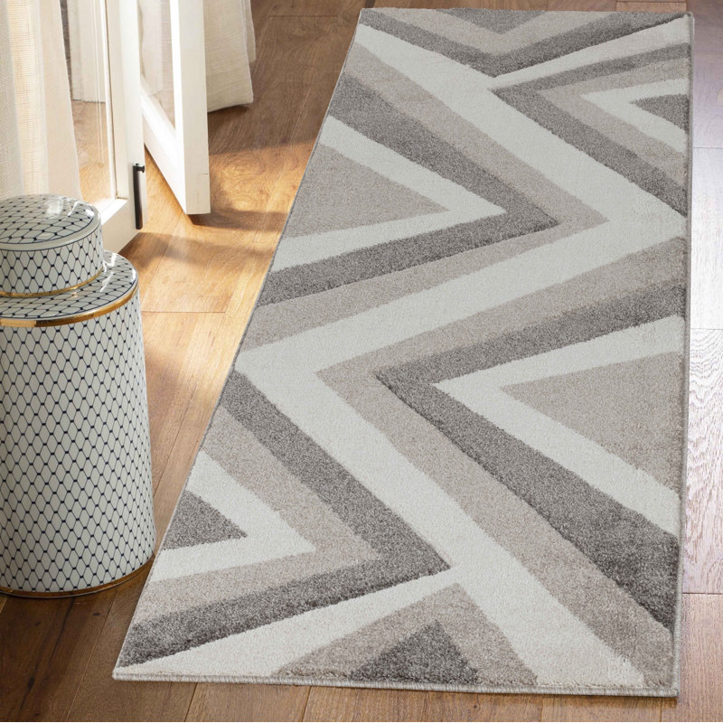 Laneer Abstract Area Rug, Runner 60 x 220cm