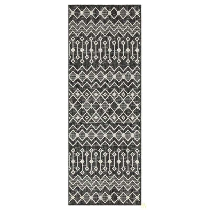 2 Ft. 7 In. X 7 Ft. 3 In. Indoor/Outdoor Area Rug