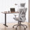Fauteuil de travail ergonomique à dossier haut en maille, grand et grand, confortable et confortable pour 300 lb