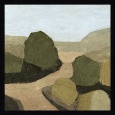 Paysage 1 by Dan Hobday Wood Framed Wall Art Print