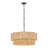 23.2" 6-Light Scalloped Rope Drum Chandelier-1664452977-1664452983