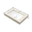 Comptoir en pierre frittée à motif de 30 po et lavabo encastré en céramique, beige, effet feu, trou de trop-plein, idéal pour meuble-lavabo, profondeur 30,16 po.-1982782921