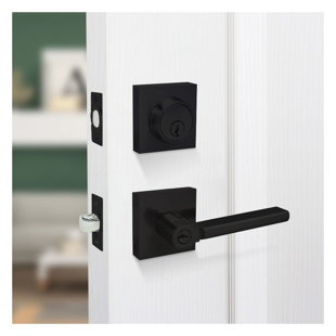 Levers With Deadbolt Reversible Entry Set