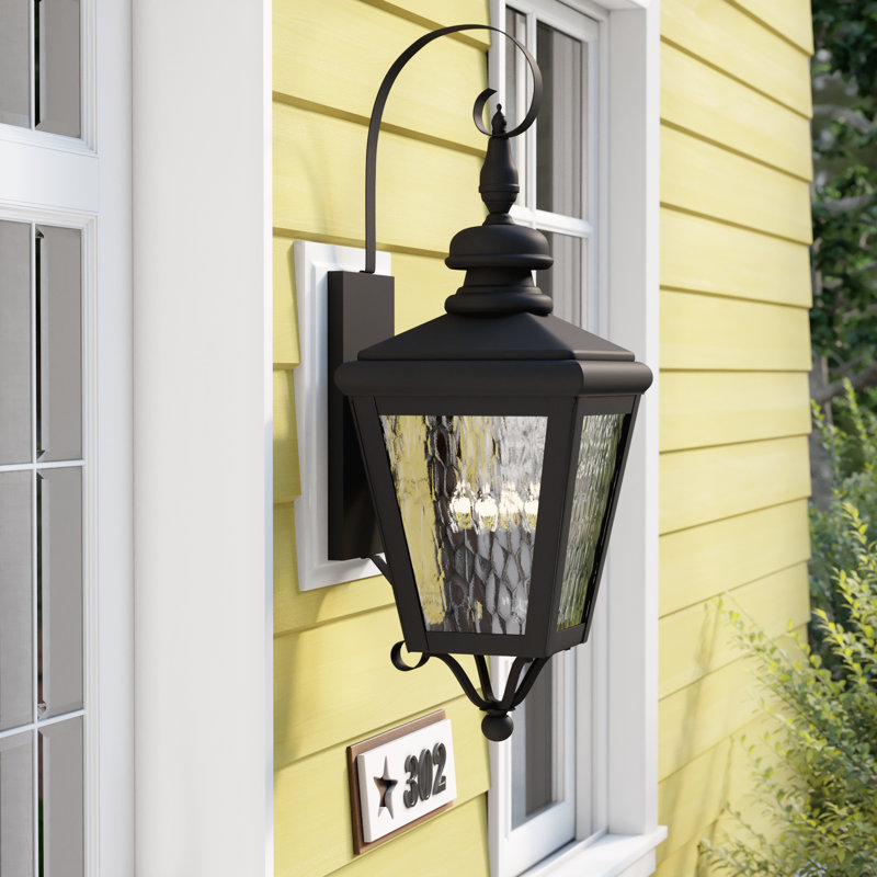 Asila Wall Light, 34.5" H x 14.25" W x 16" D, Black