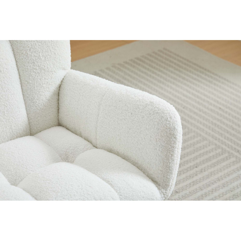 Chaise berçante Modern, Blanc