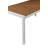 Aynura Modern Patio Dining Set for 6 with Stackable Chairs, Umbrella Hole Table, Rust-Resistant Frame and Rectangular Outdoor Table