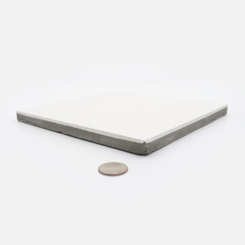 8" x 8" Cement Moroccan Wall & Floor Tile, Off-White