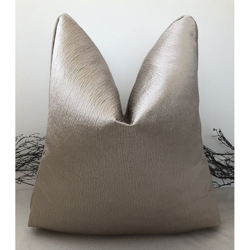 Abstract Square Cushion Cover, Grey 
