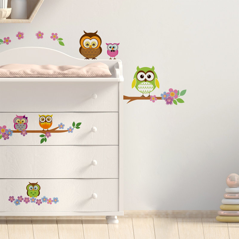 Adhésif décoratif hibou